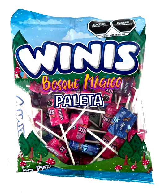 2-Pk Winis Bosque Magico Taffy Lollipops 40pcs 280g