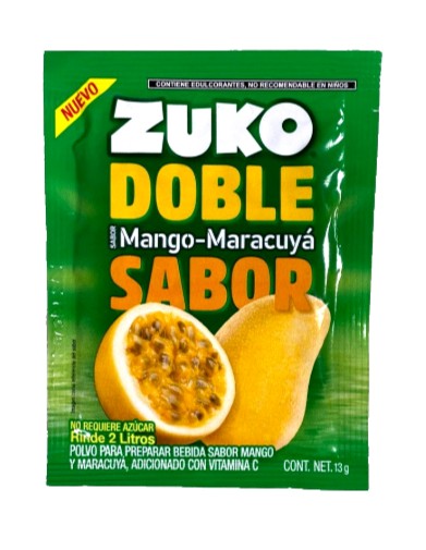 12-Pk ZUKO DOBLE Mango/Maracuya 13g/.45oz