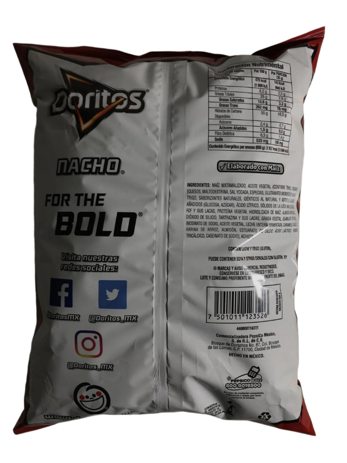 Sabritas Jumbo Doritos Family Size 650g/22.9oz