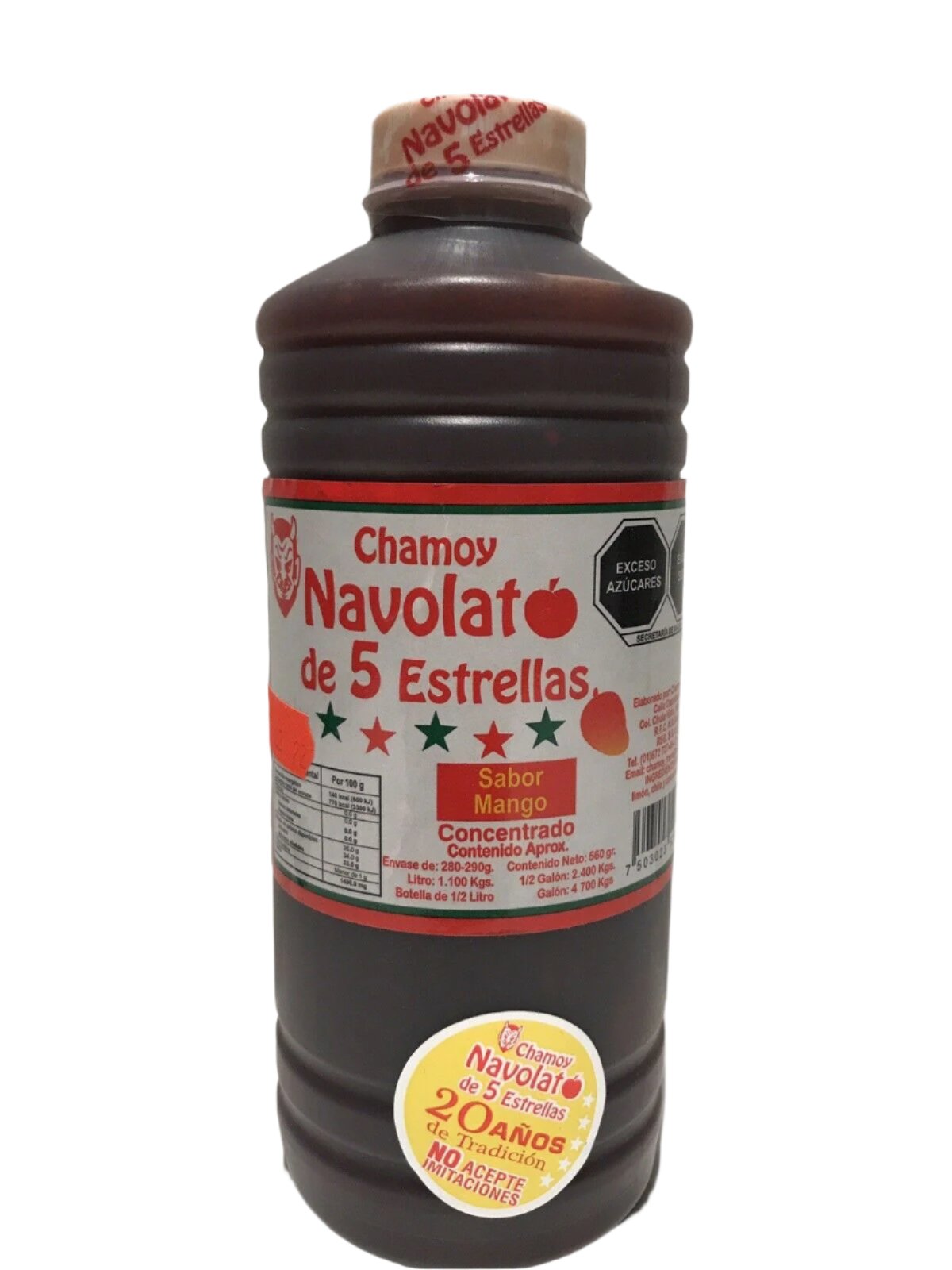 Chamoy Navolato Sauce Mango / Navolato Sabor Mango Flavor 560gr/1.4lb