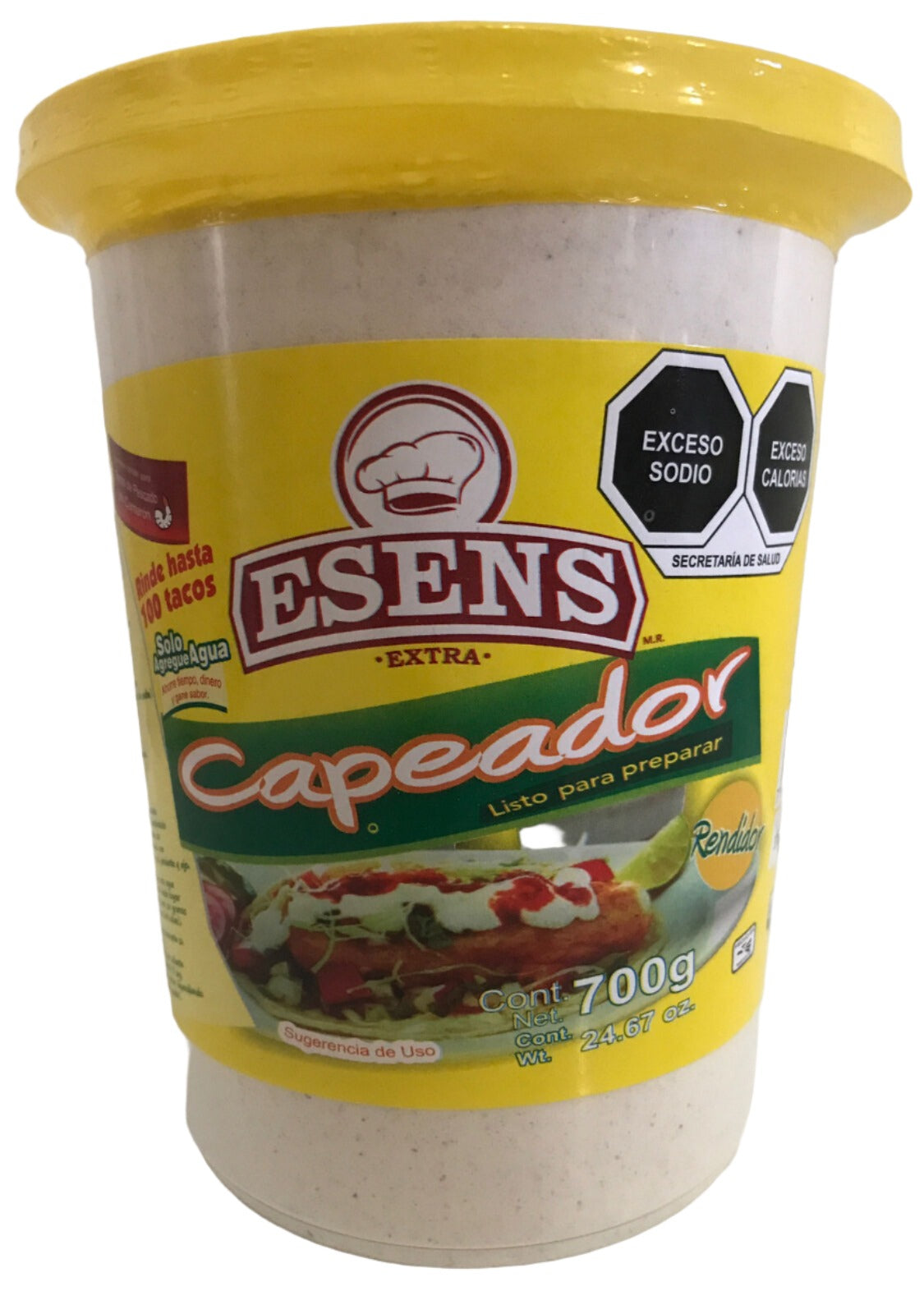 ESENS Baja Taco Batter Mix Shrimp/Fish Capeador Tacos Pescado/Camaron 700gr/1.6lbs