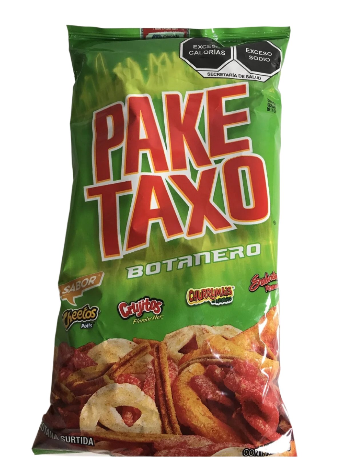 5-Pk Paketaxo Assorted Party Mix Chips 70gr/2.47oz ea.