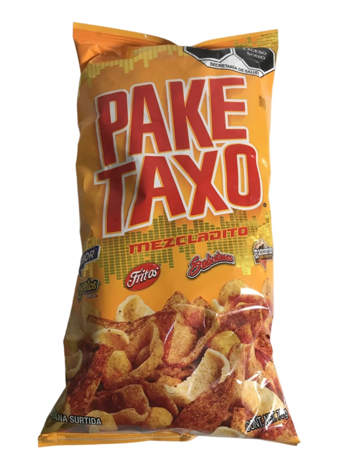 5-Pk Paketaxo Assorted Party Mix Chips 70gr/2.47oz ea.