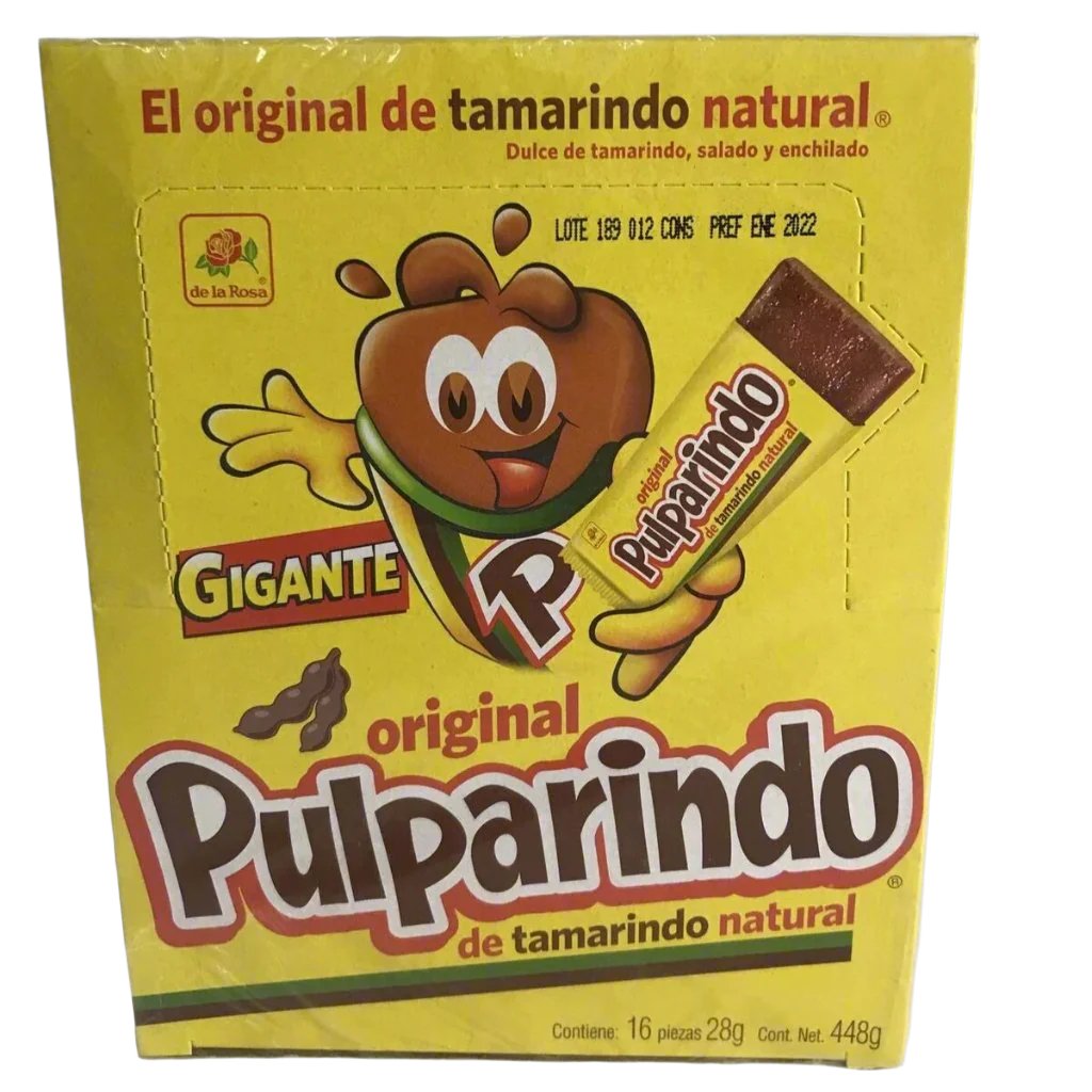 3-Pk Pulparindo Mexican Tamarind Candy /Pulparindo Gigante (16pcs)  448g/15.8oz