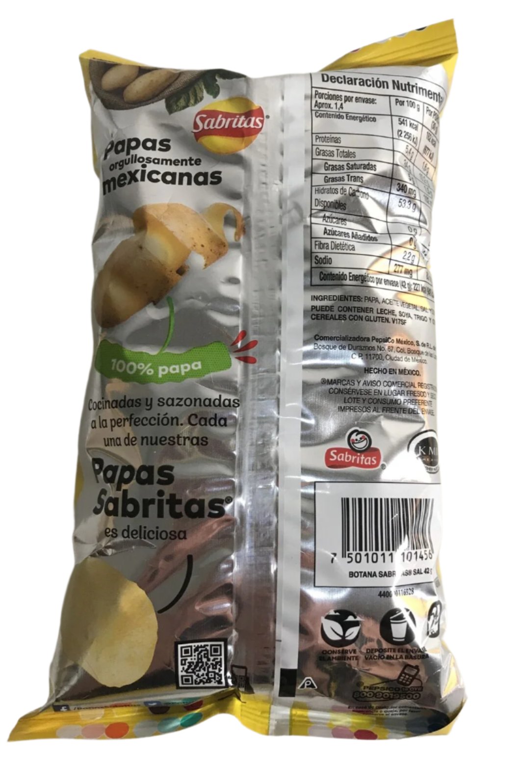 6-Pk Sabritas Original Sabritas & Churrumais Chips 64g/2.2oz.