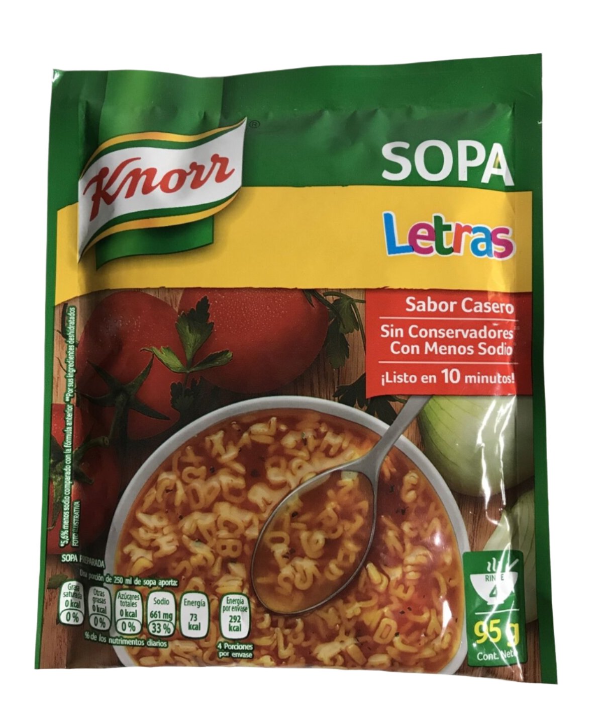 6-Pk Knorr Alphabet Soup 95g/3.3oz