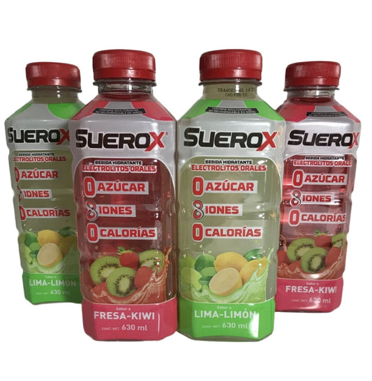 4-Pack Suerox Electrolyte beverages 630ml/21.30Z