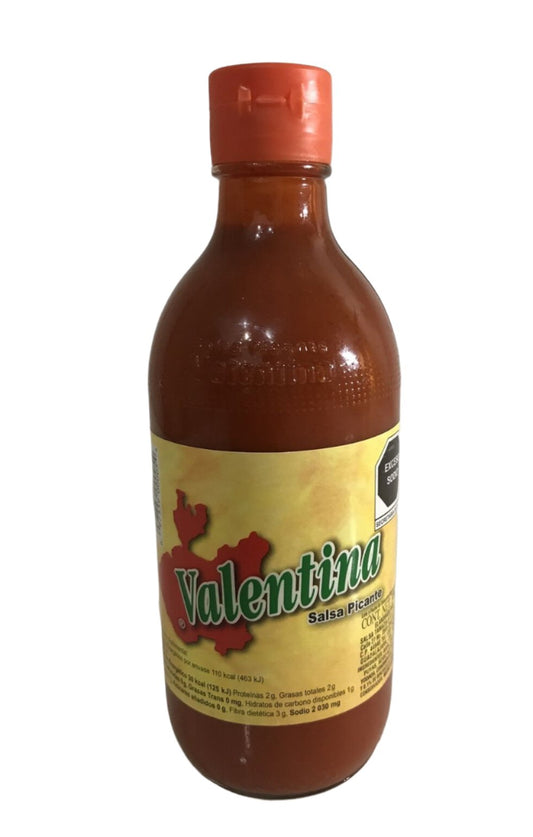 4-Pack Valentina Mexican Hot Sauce / Salsa Valentina 370ml/12.5 oz.